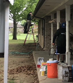 Wildlife X Team® Waco Technicians Fixing Squirrel Roof Damage